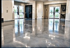 Metallic epoxy floor inspiration